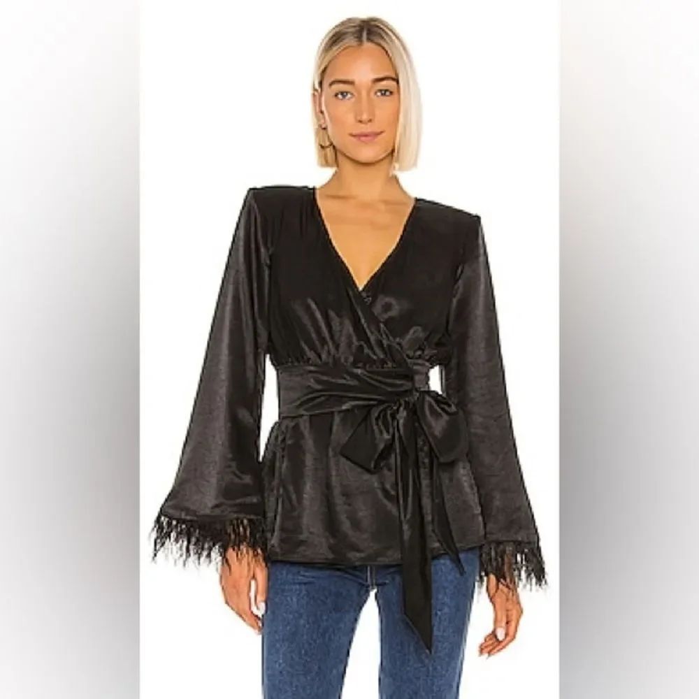 House of Harlow 1960 x REVOLVE Viviana Jacket in Noir Sz. XXS